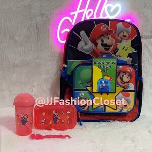 Super Mario Backpack Lunch Set